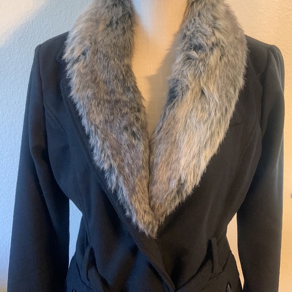 Host Pick 🔥 NWOT Dollhouse Outerwear Coat-Removable Fur Collar - Picture 2 of 16